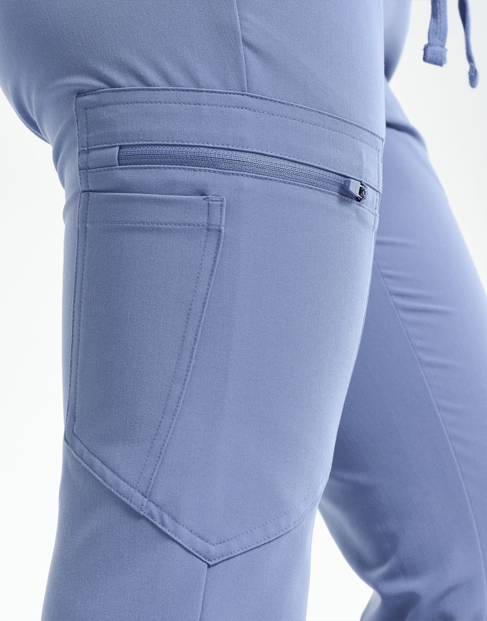 Essential Flare Scrub Pants - Nova Blue