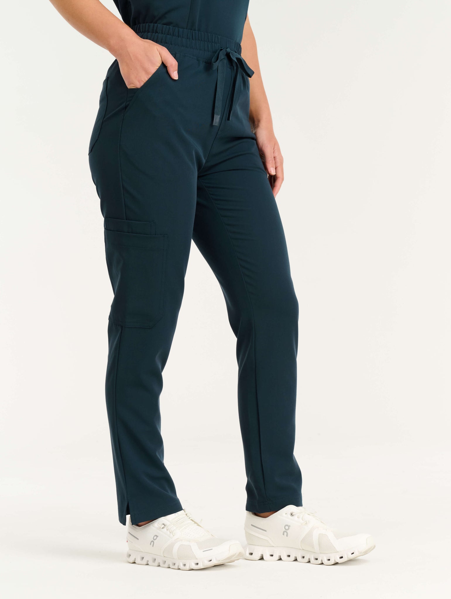 Aspire Straight Leg Scrub Pants - Midnight Navy