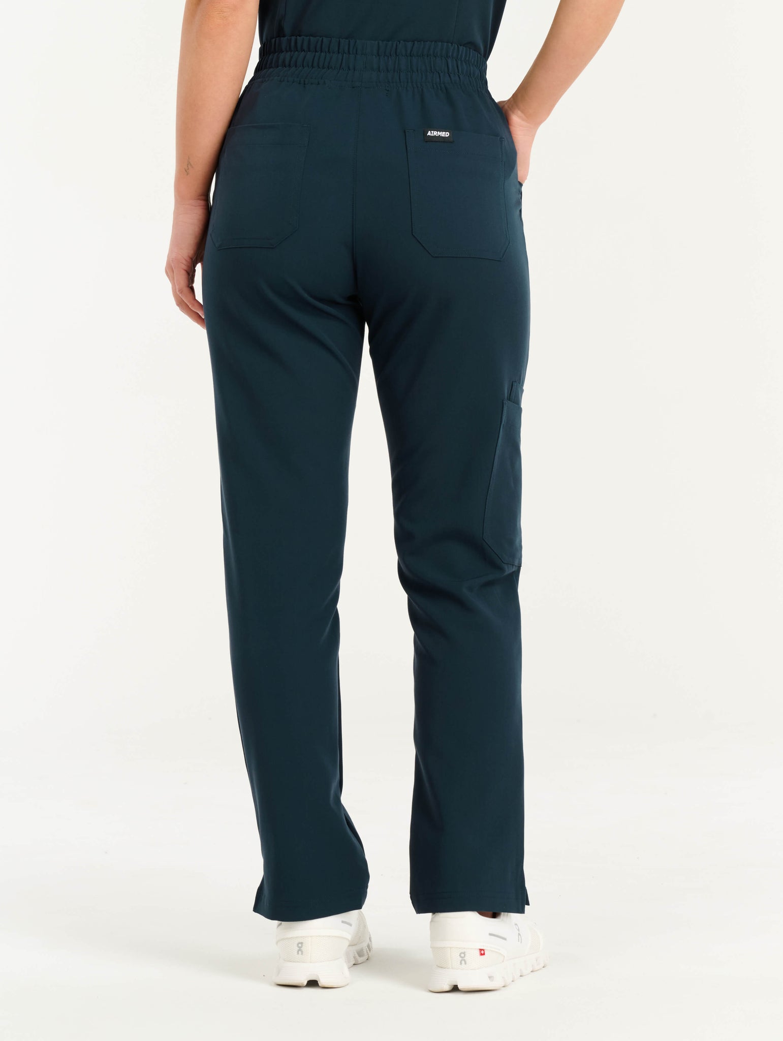 Aspire Straight Leg Scrub Pants - Midnight Navy