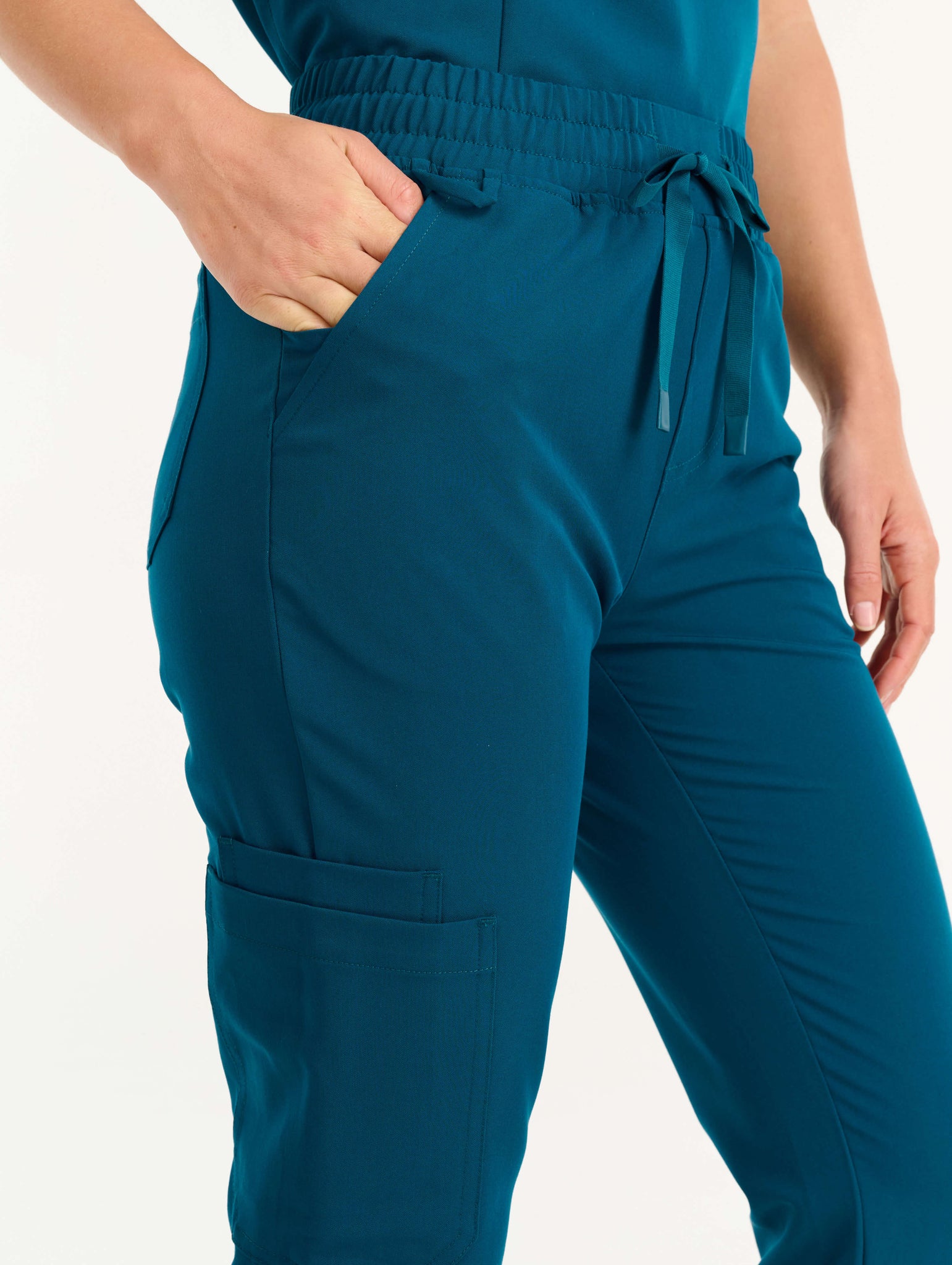 Aspire Straight Leg Scrub Pants - Gibraltar Blue
