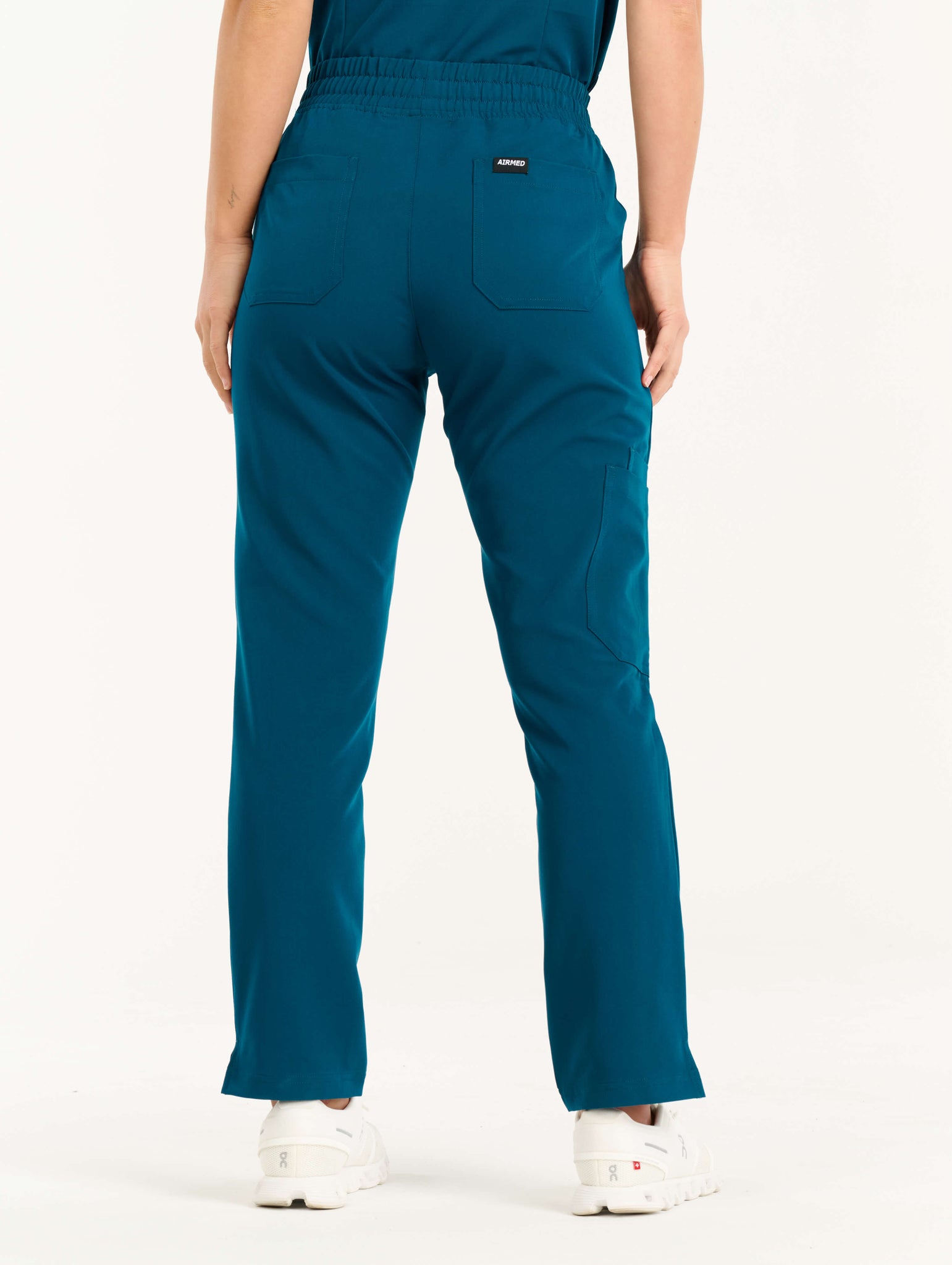 Aspire Straight Leg Scrub Pants - Gibraltar Blue