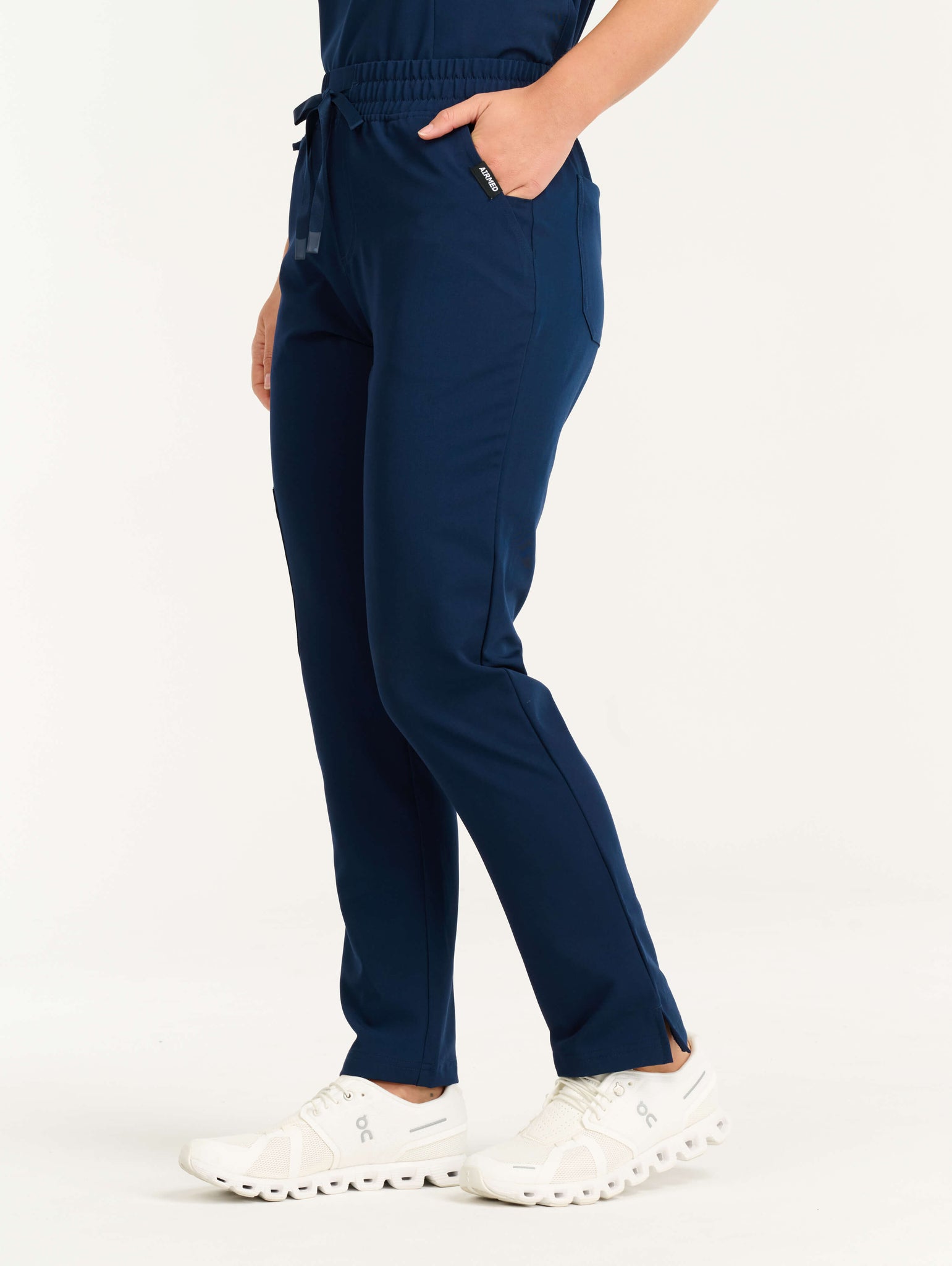Aspire Straight Leg Scrub Pants - True Navy