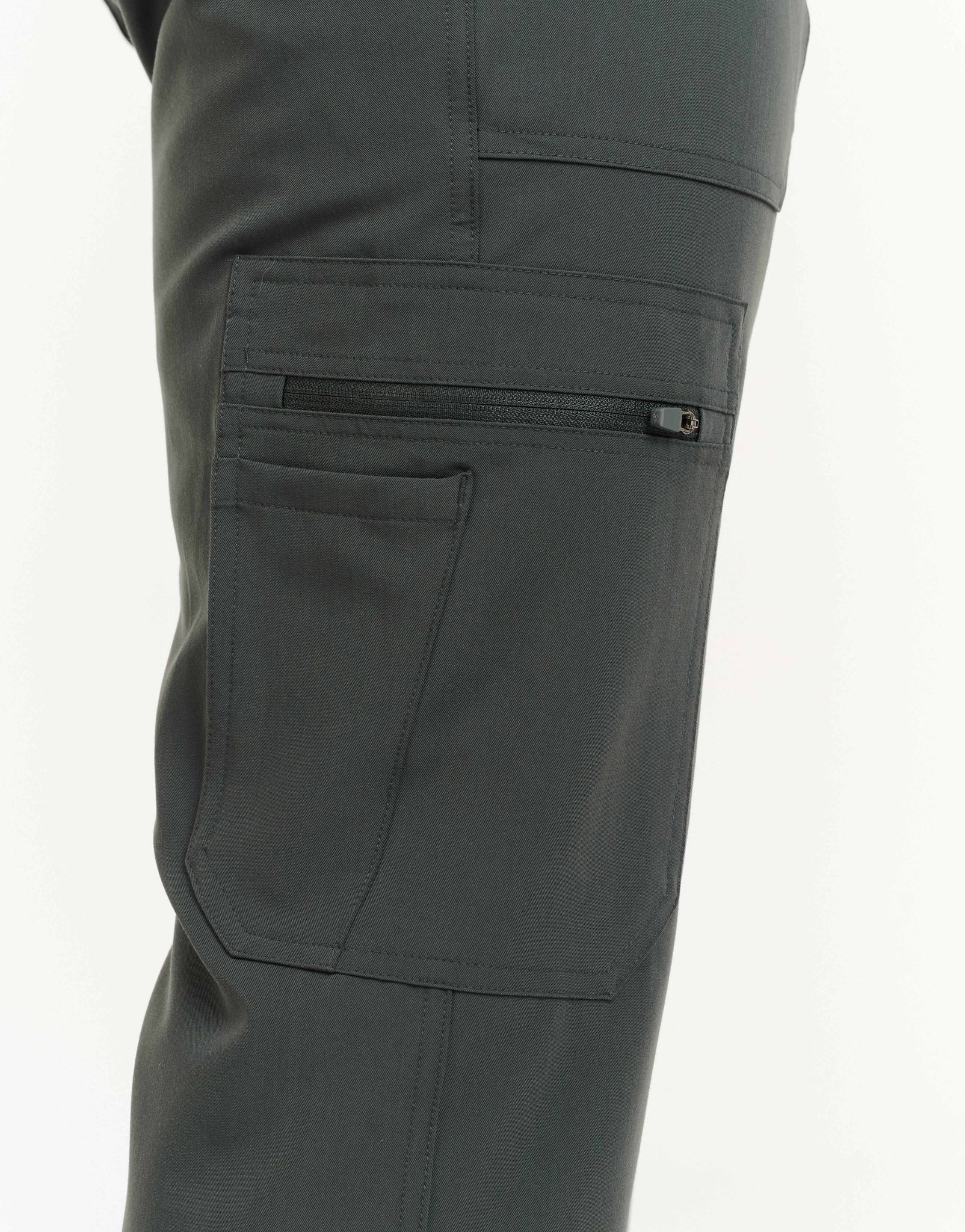 Essential Multi-Pocket Scrub Pants - Asphalt