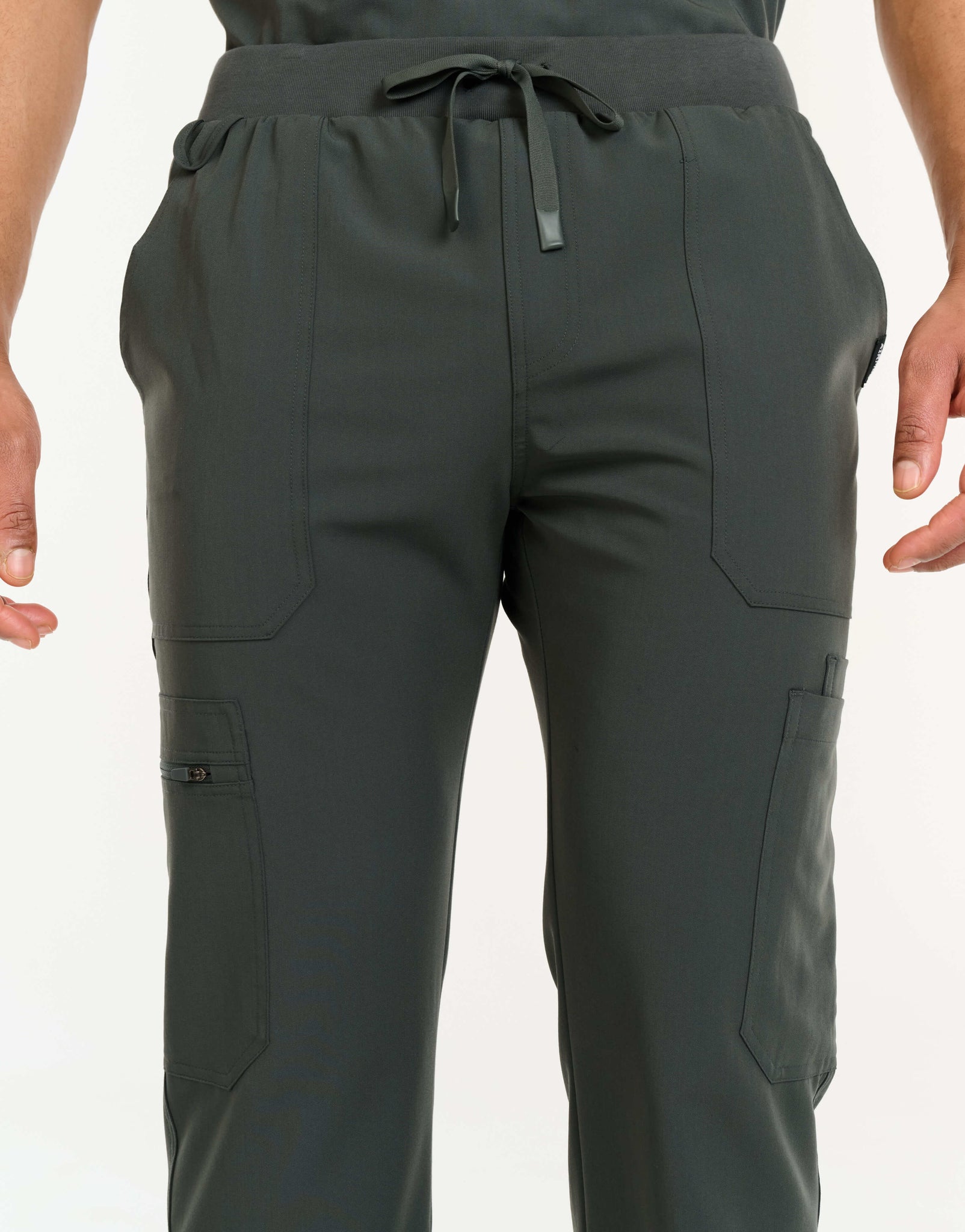 Essential Multi-Pocket Scrub Pants - Asphalt