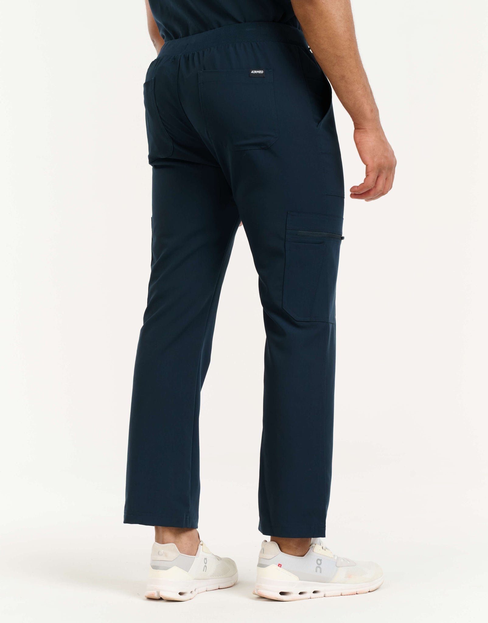 Essential Multi-Pocket Scrub Pants - Midnight Navy
