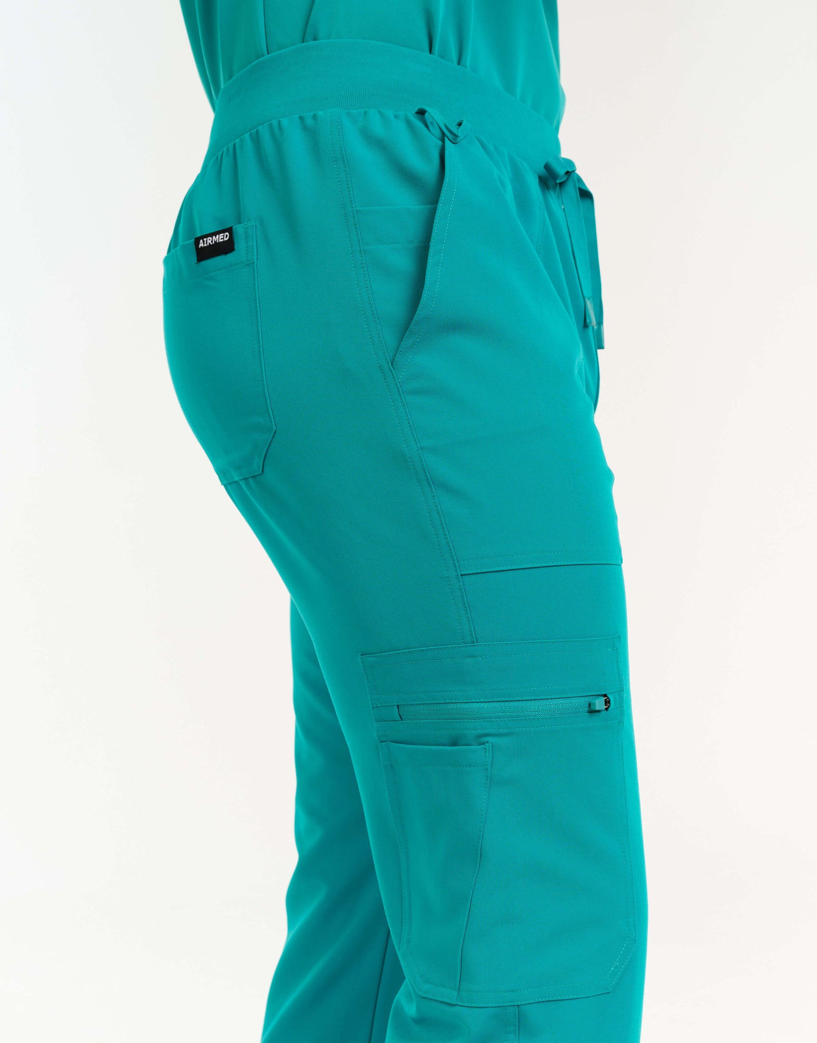 Essential Multi-Pocket Scrub Pants - Sydney Teal