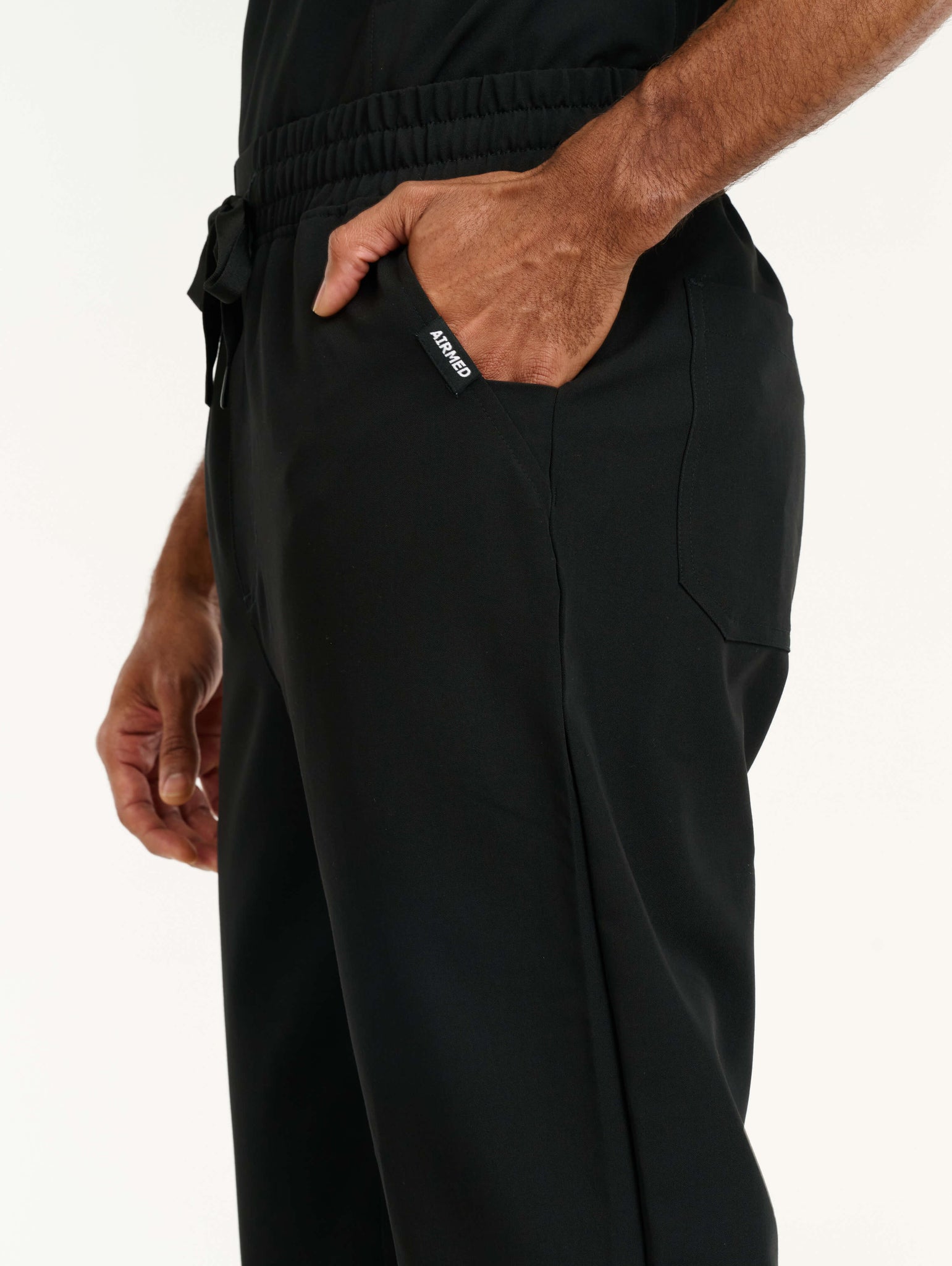 Aspire Straight Leg Scrub Pants - Black