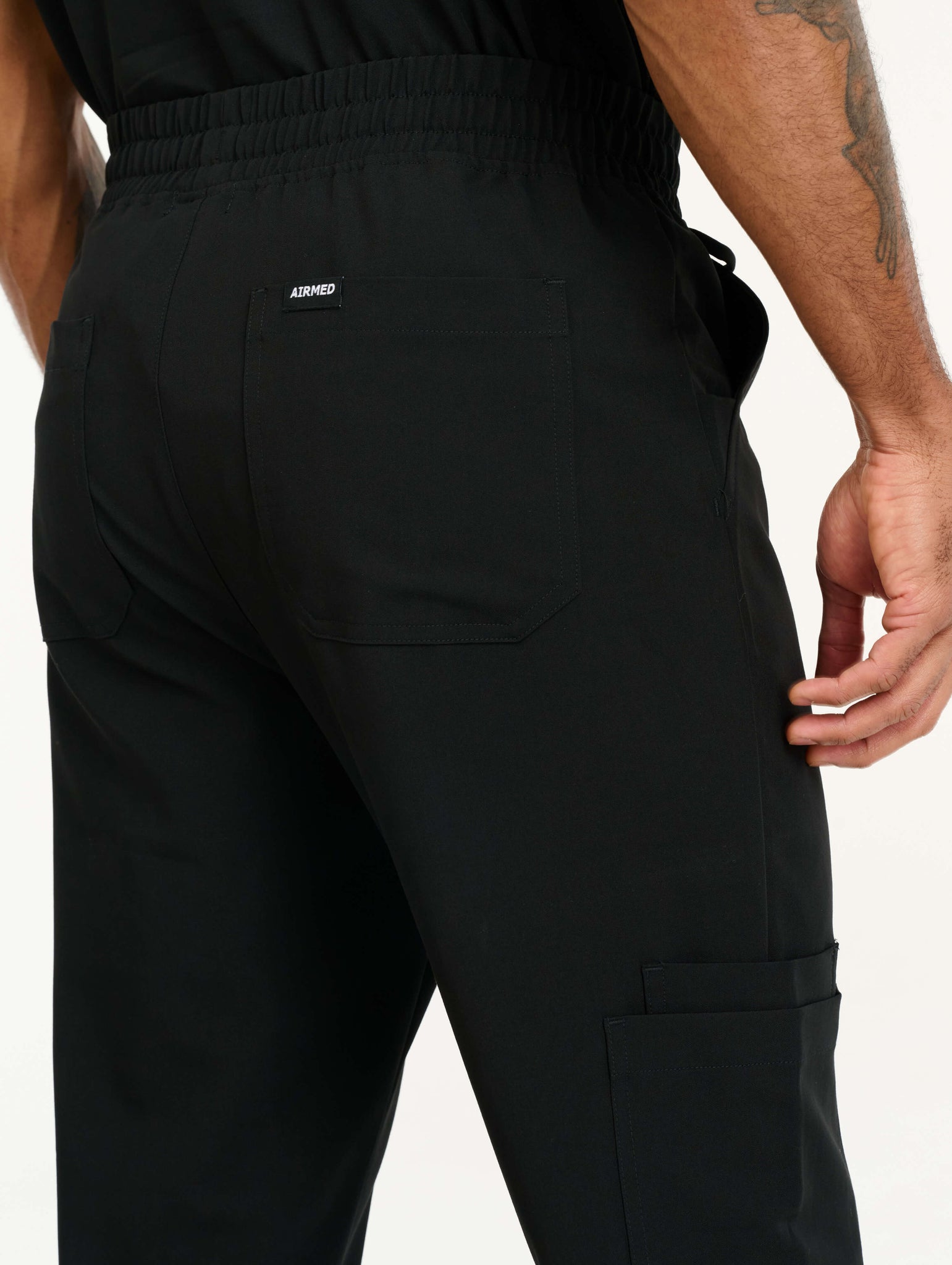 Aspire Straight Leg Scrub Pants - Black