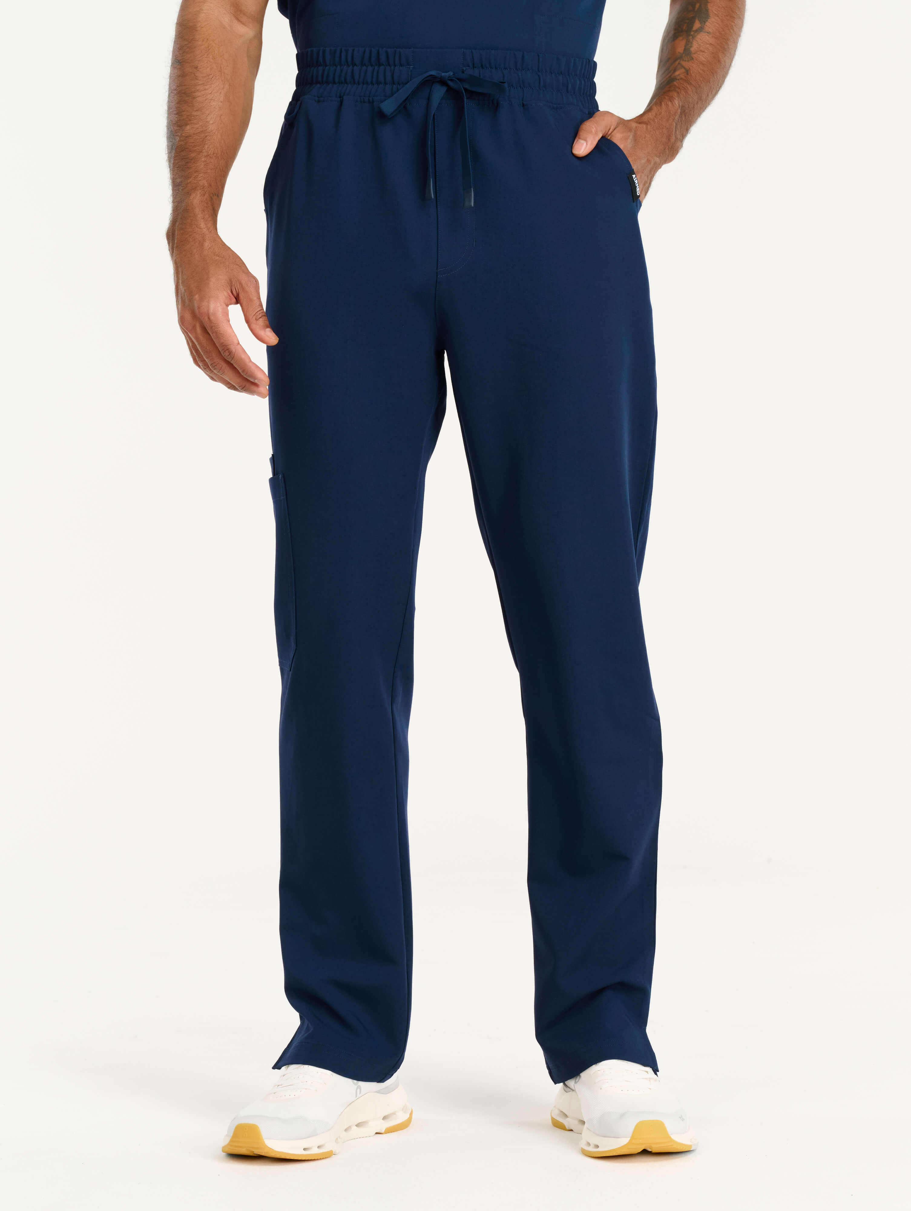Aspire Straight Leg Scrub Pants - True Navy