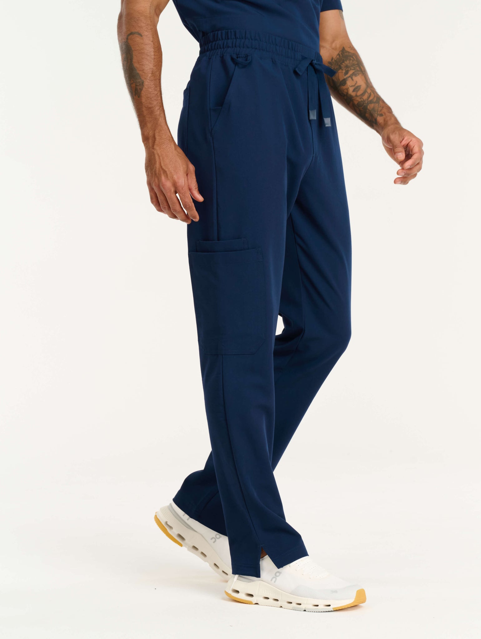 Aspire Straight Leg Scrub Pants - True Navy