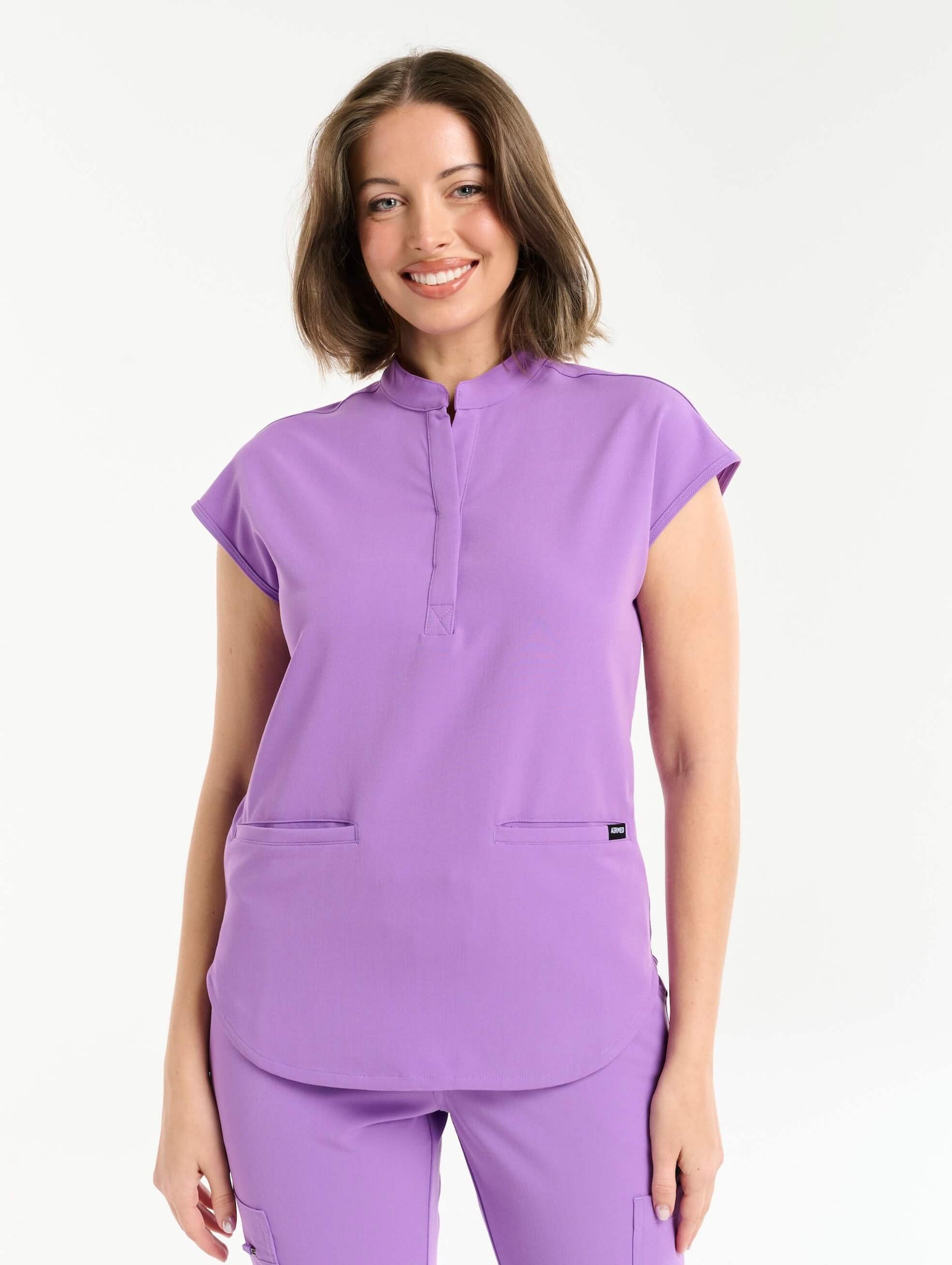Apollo Scrub Top - Wisteria Purple
