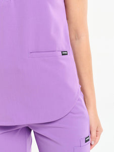 Apollo Scrub Top - Wisteria Purple