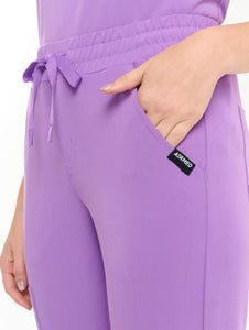 Aspire Jogger Scrub Pants - Wisteria Purple