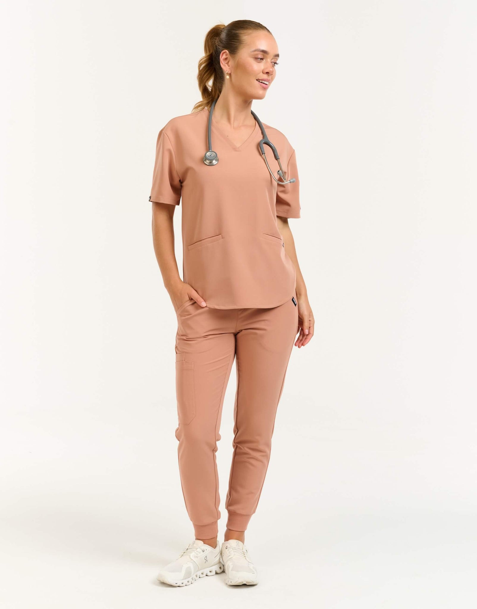 Aspire Jogger Scrub Pants - Canyon Clay