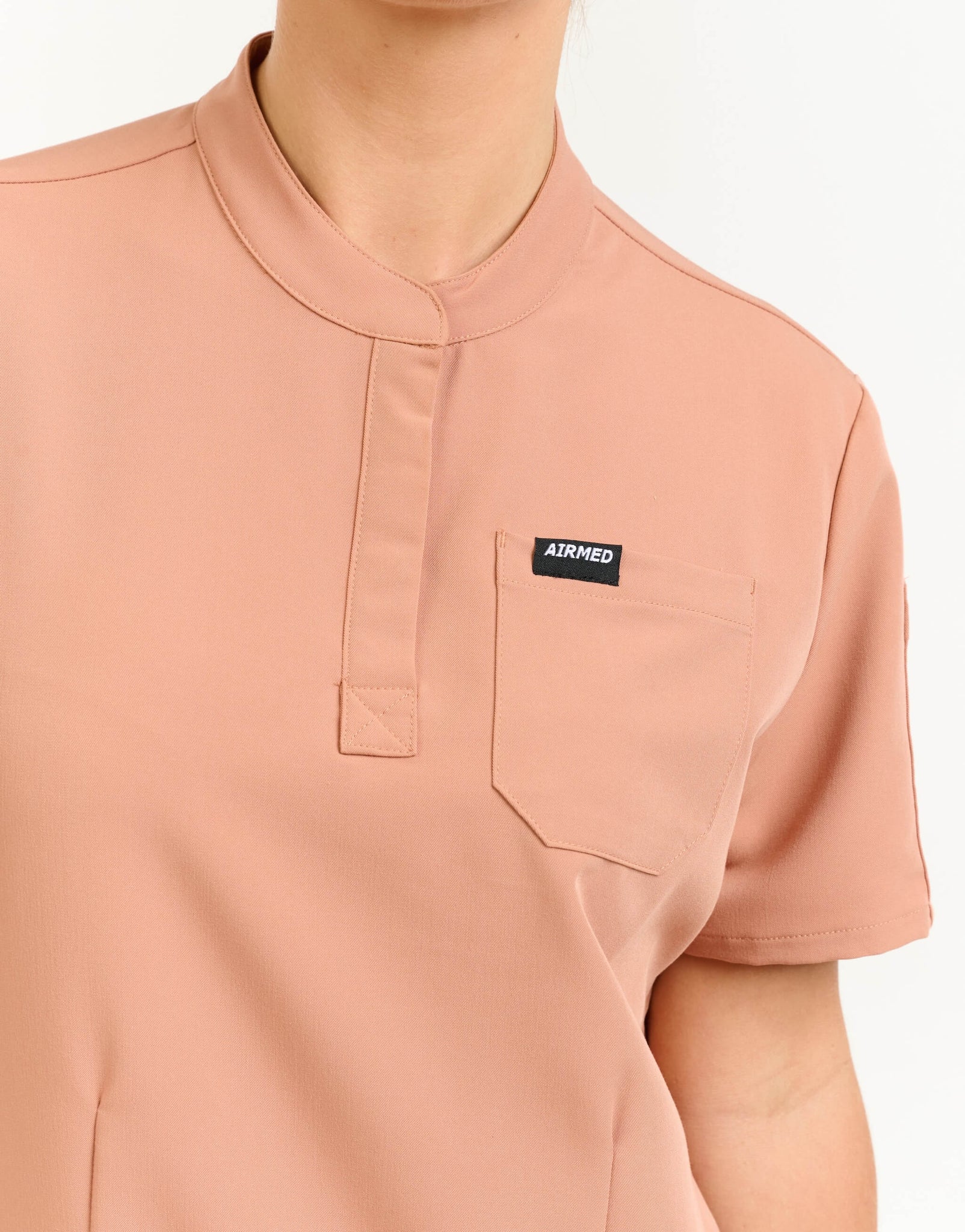 Aspire Mock Neck Top and Joggers - Canyon Clay