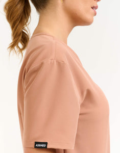 Aspire V Neck Scrub Top - Canyon Clay