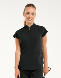 Apollo Scrub Top - Black