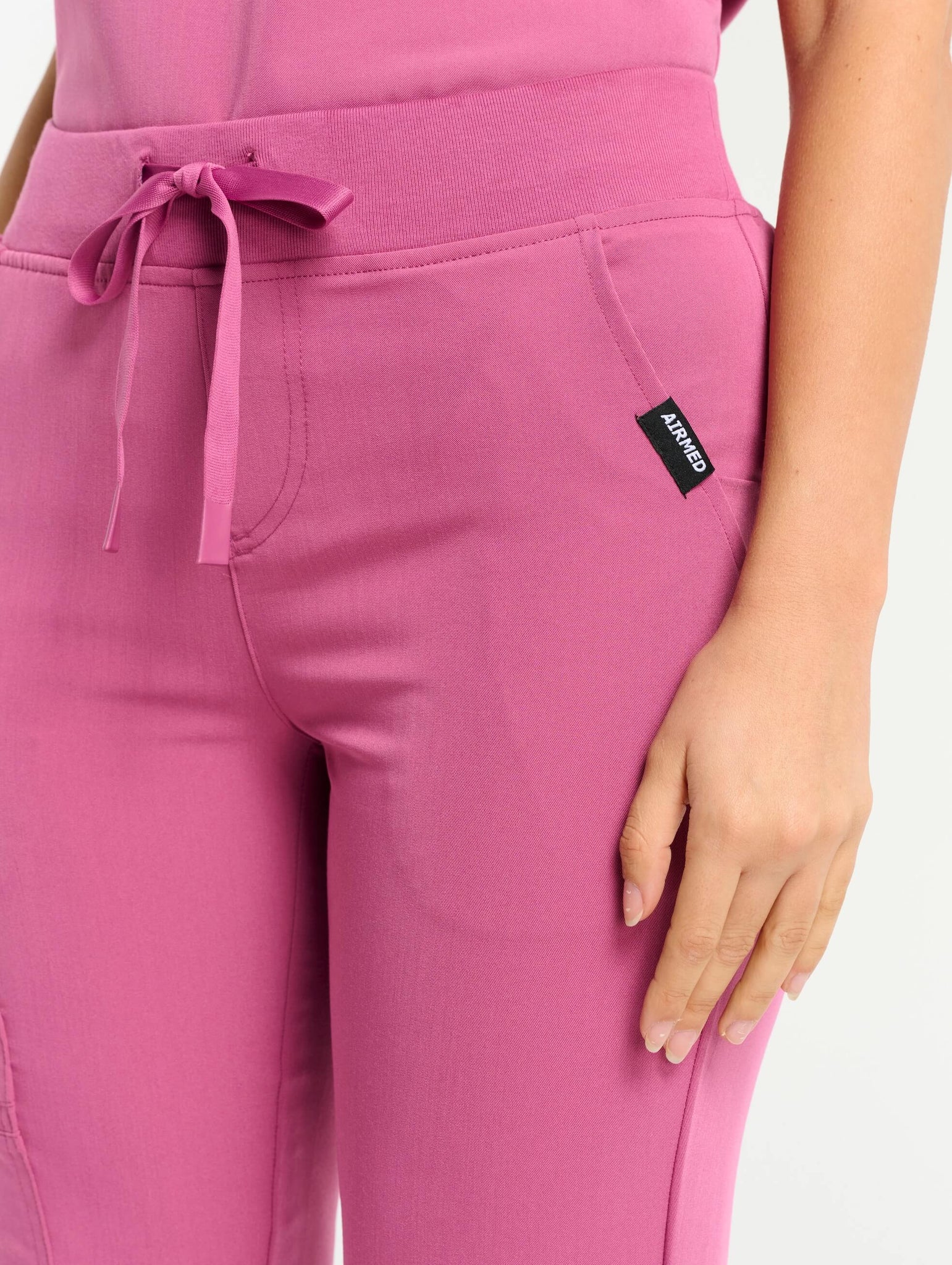 Essential Jogger Scrub Pants - Red Violet