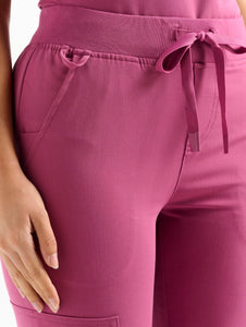 Essential Jogger Scrub Pants - Red Violet