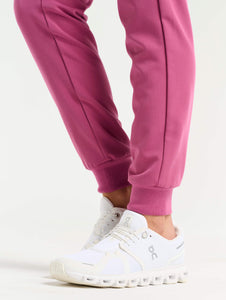 Essential Jogger Scrub Pants - Red Violet