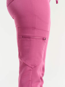 Essential Jogger Scrub Pants - Red Violet