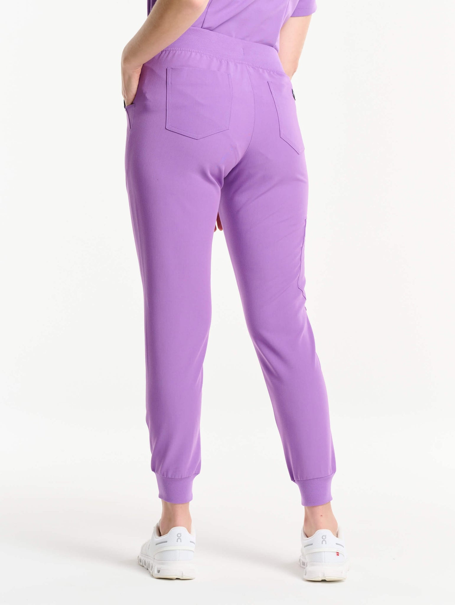 Essential Jogger Scrub Pants - Wisteria Purple
