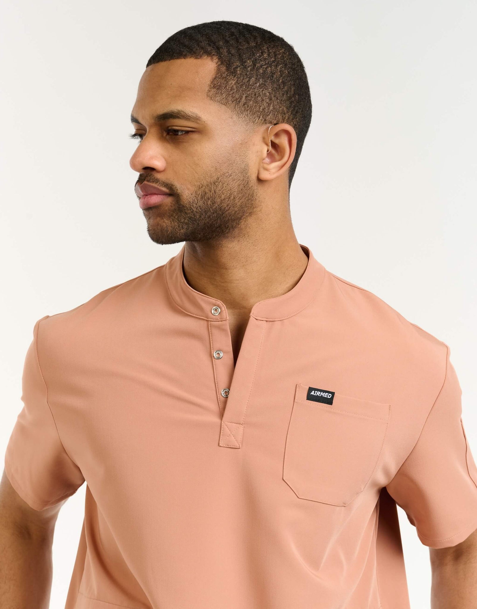 Aspire Mock Neck Top and Joggers - Canyon Clay