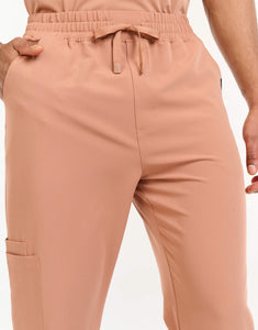 Aspire V Neck Top and Straight Leg Pants - Canyon Clay