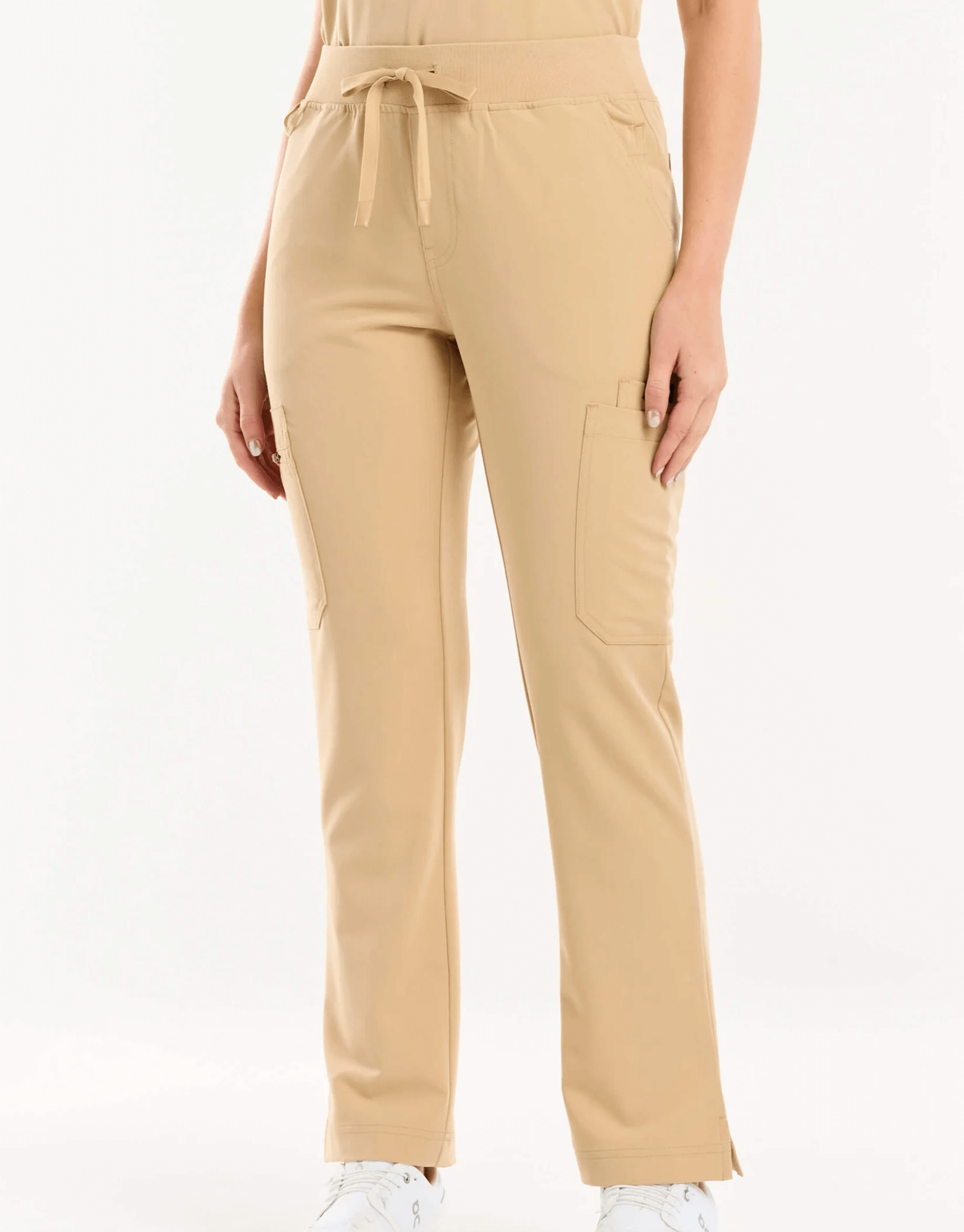 Essential Multi-Pocket Scrub Pants - Warm Sand
