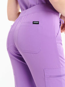 Essential Multi-Pocket Scrub Pants - Wisteria Purple