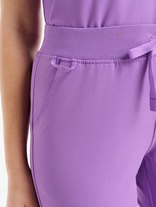 Essential Multi-Pocket Scrub Pants - Wisteria Purple