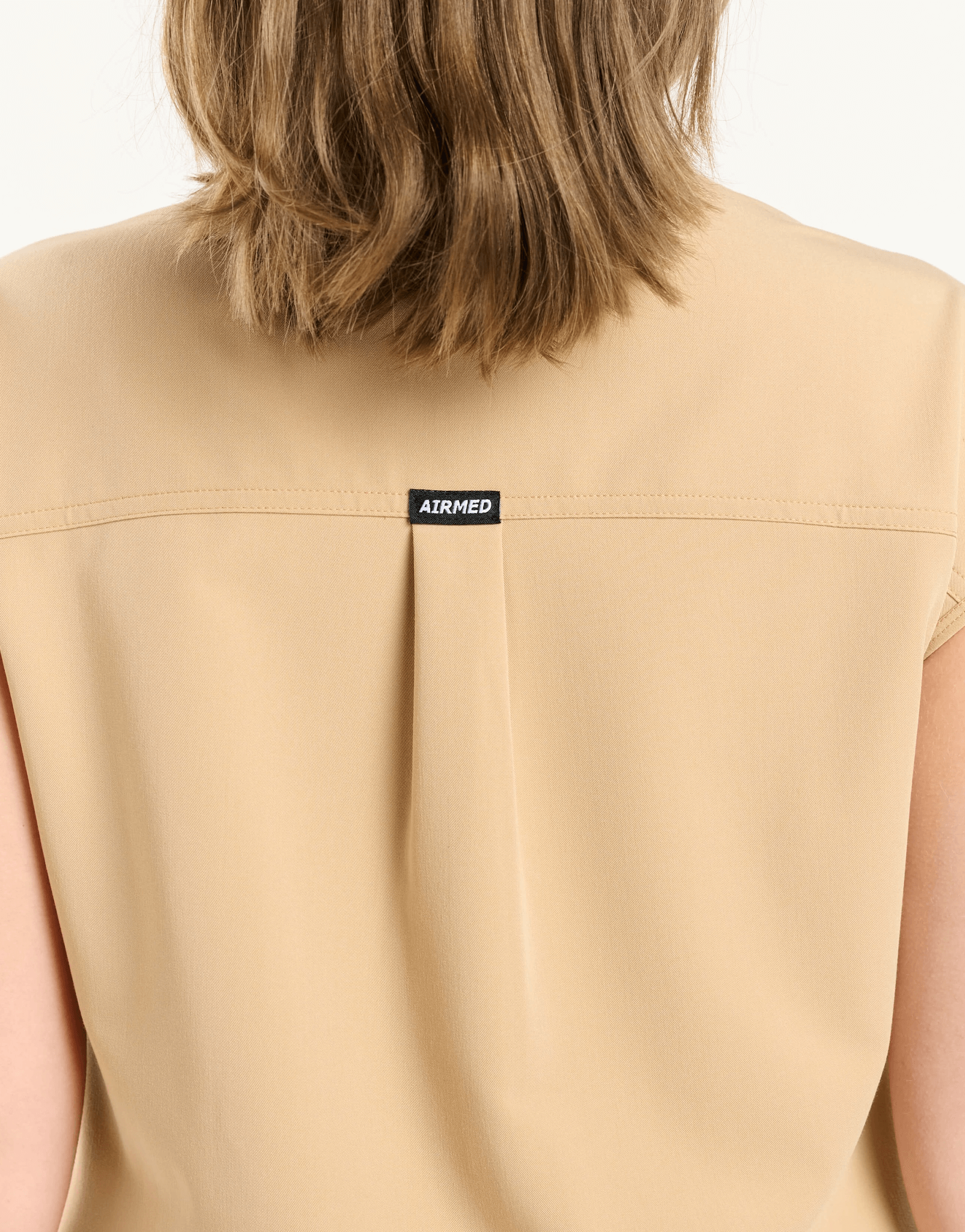 Apollo Scrub Top - Warm Sand