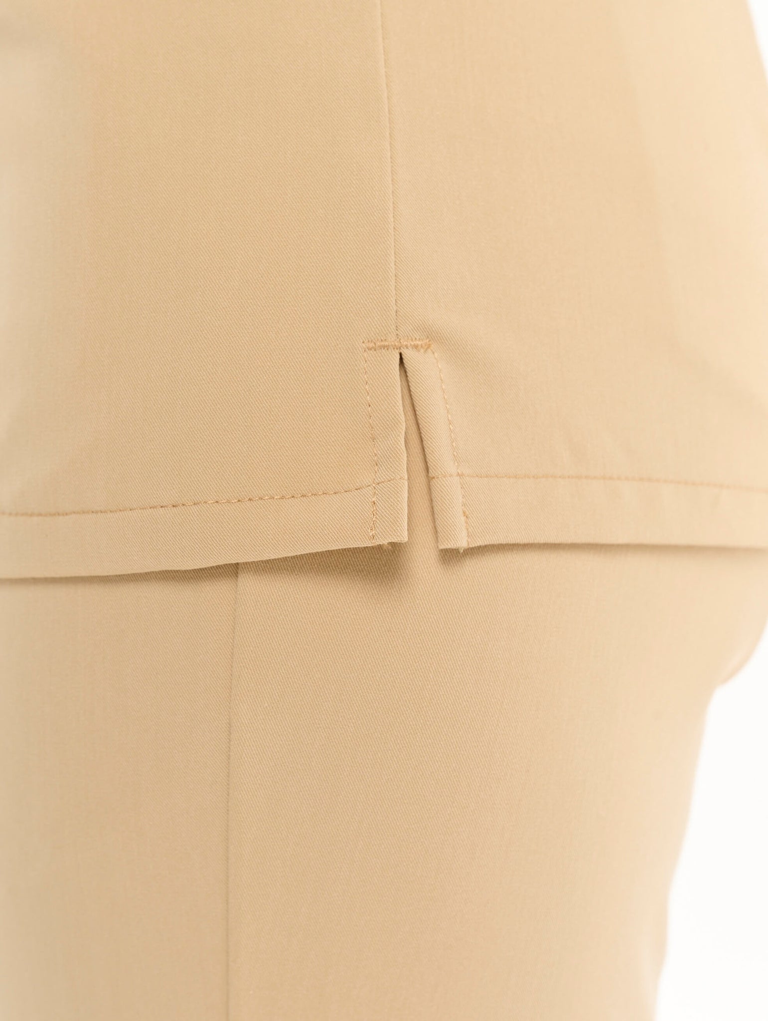 Essential V Neck Scrub Top - Warm Sand