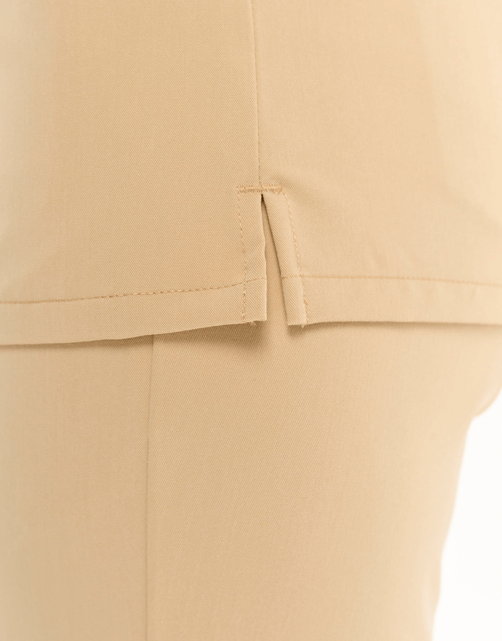 Essential V Neck Scrub Top - Warm Sand