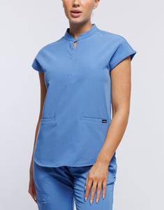 Apollo Scrub Top - Ceil Blue