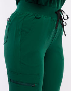 Essential Jogger Scrub Pants - Evergreen