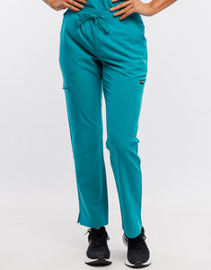 Essential Multi-Pocket Scrub Pants - Sydney Teal