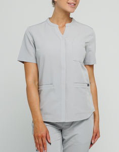 Full Button Scrub Top - Tail Light