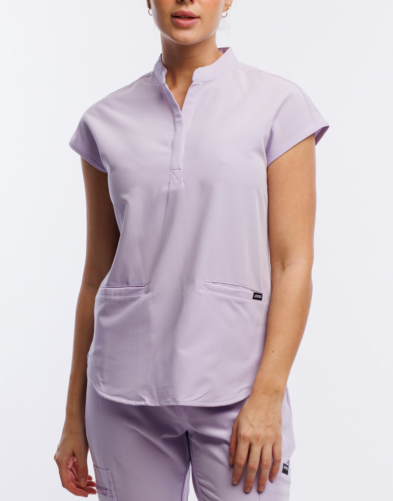 Apollo Scrub Top - Pastel Lilac