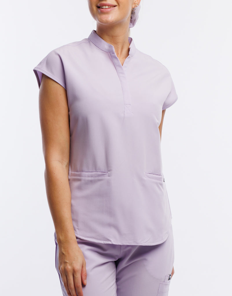 Apollo Scrub Top - Pastel Lilac