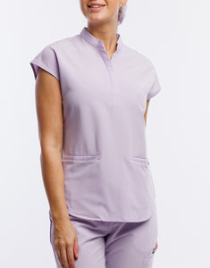 Apollo Scrub Top - Pastel Lilac