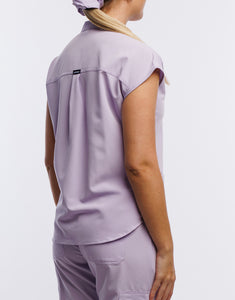 Apollo Scrub Top - Pastel Lilac
