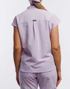 Apollo Scrub Top - Pastel Lilac