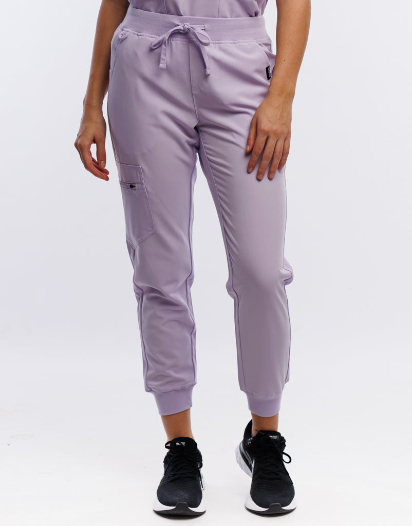 Essential Jogger Scrub Pants - Pastel Lilac