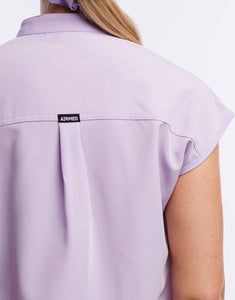 Apollo Scrub Top - Pastel Lilac
