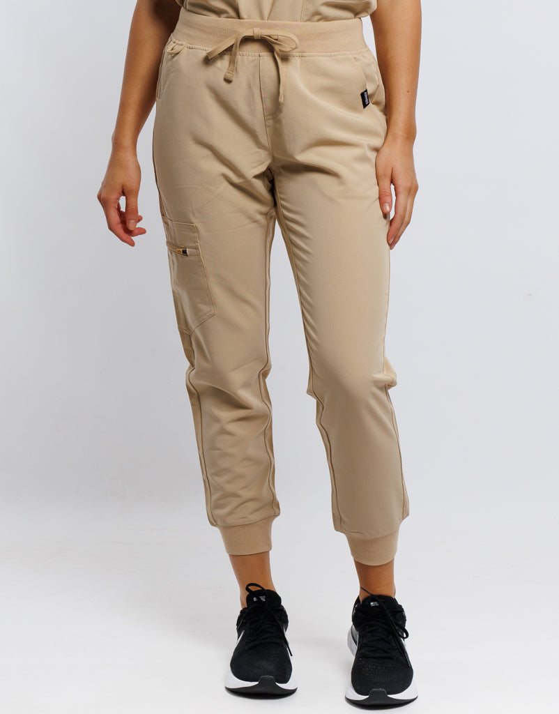 Essential Jogger Scrub Pants - Warm Sand