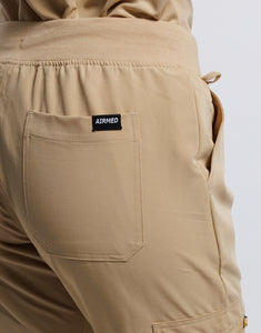 Essential Multi-Pocket Scrub Pants - Warm Sand