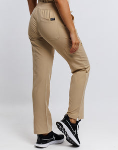 Essential Multi-Pocket Scrub Pants - Warm Sand