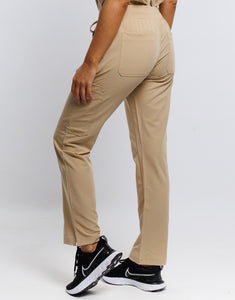 Essential Multi-Pocket Scrub Pants - Warm Sand