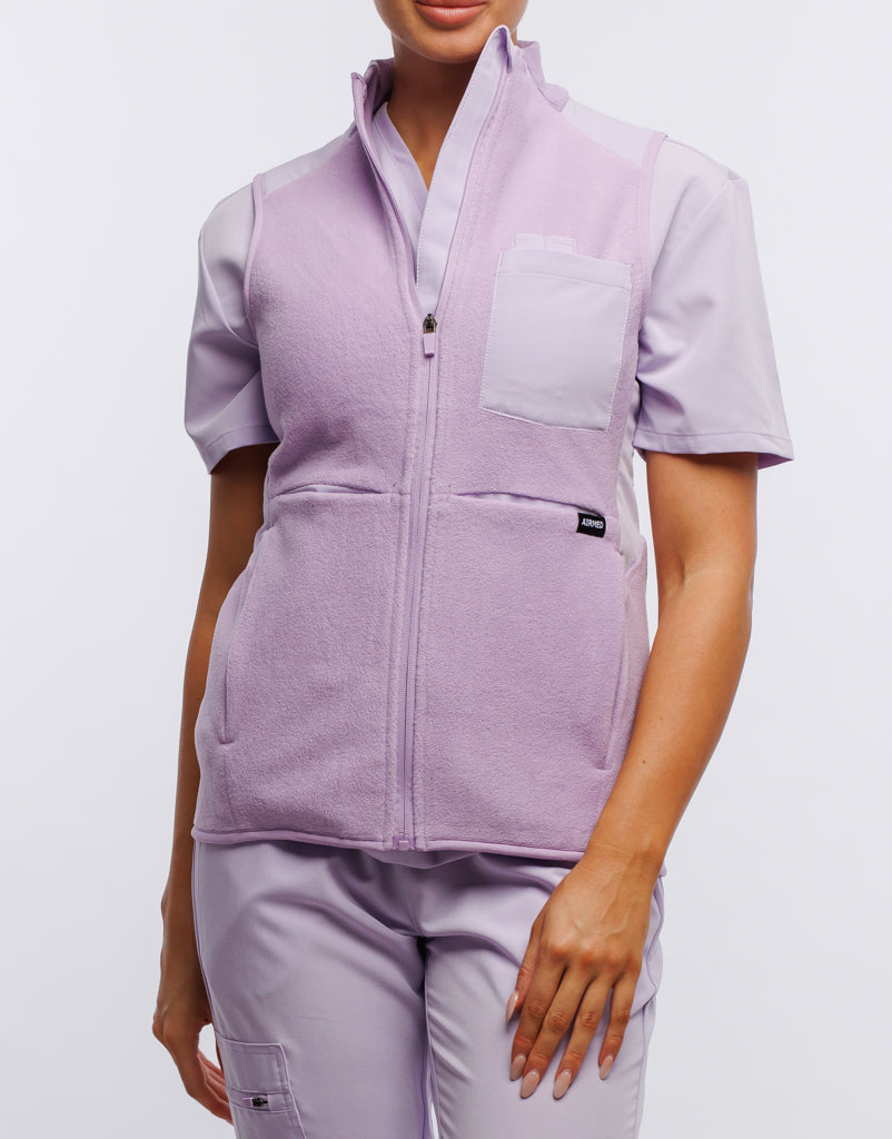 Essential Fleece Vest - Pastel Lilac